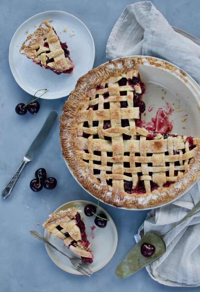 veganer Kirsch Pie