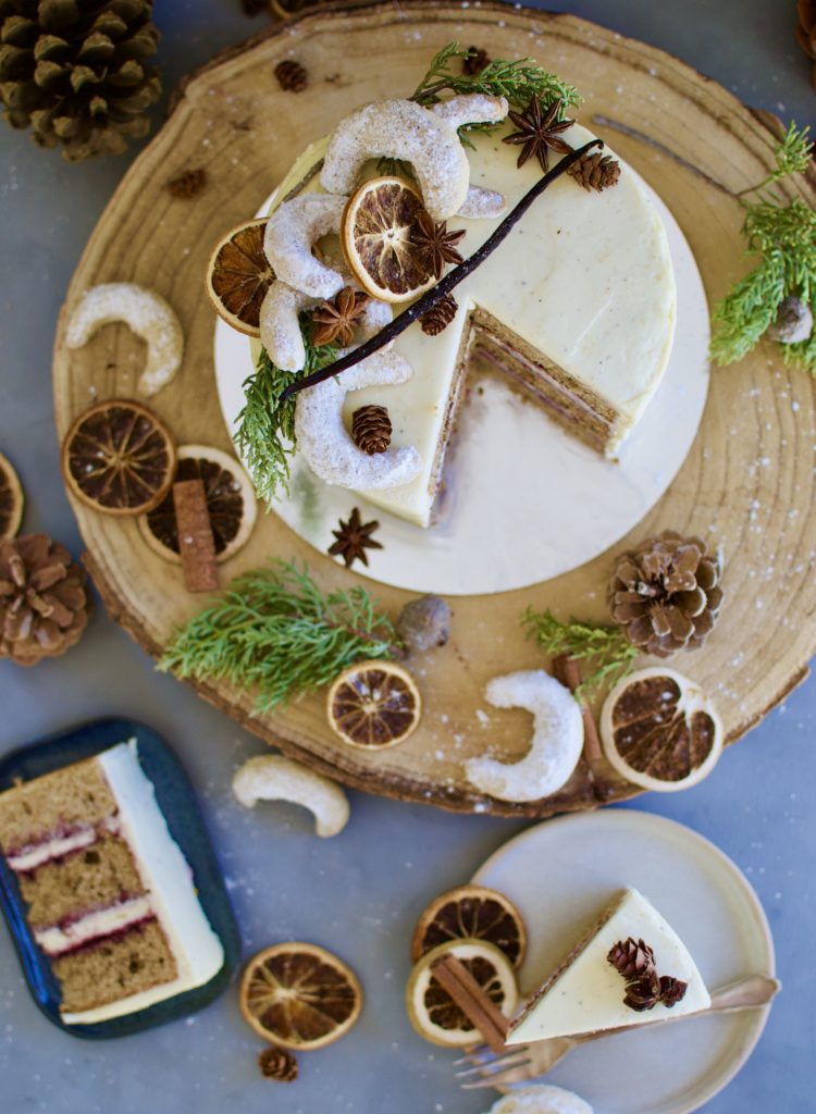 Vanillekipferltorte