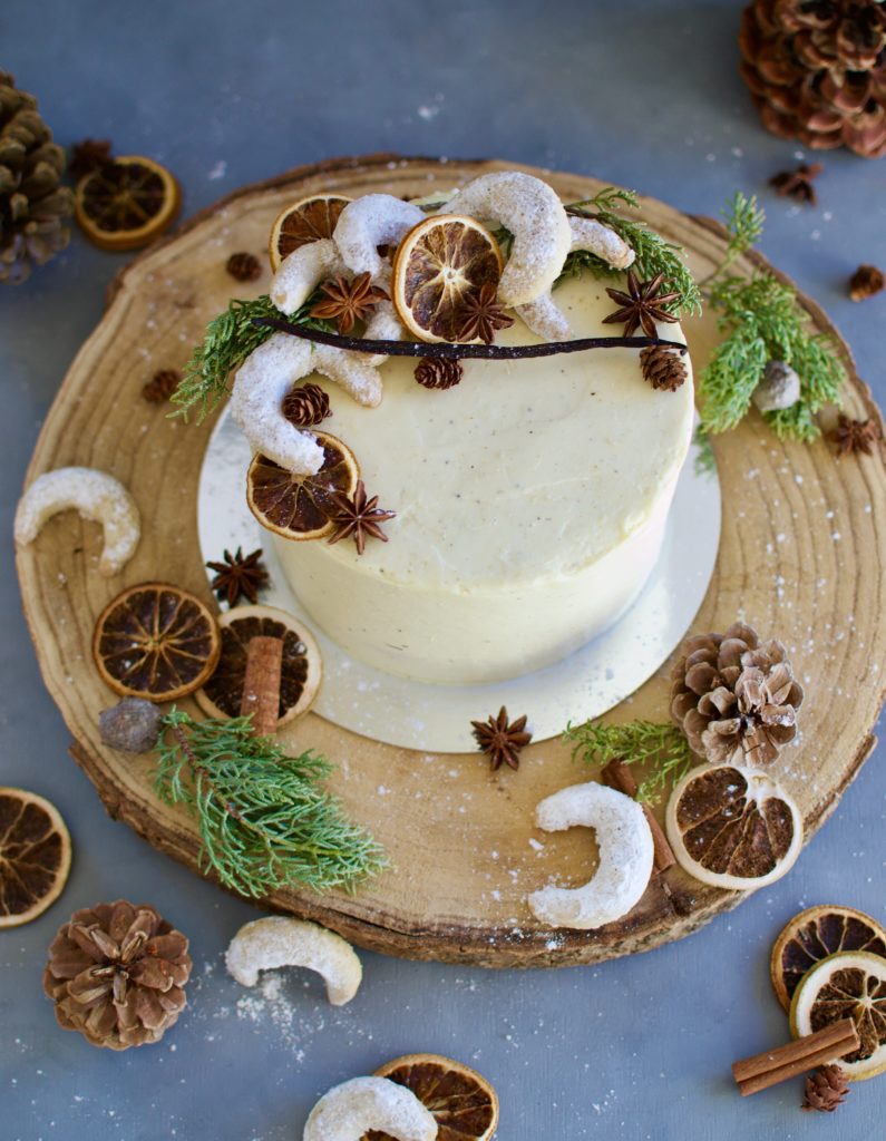 Vanillekipferltorte