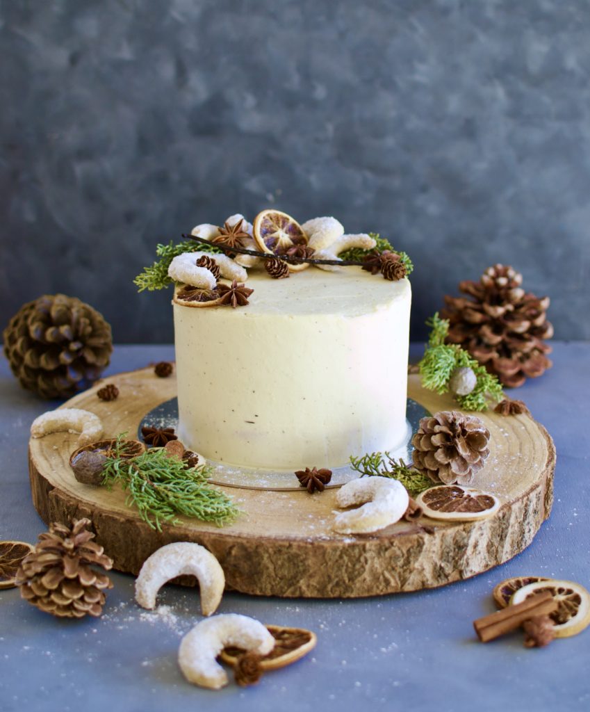 Vanillekipferltorte