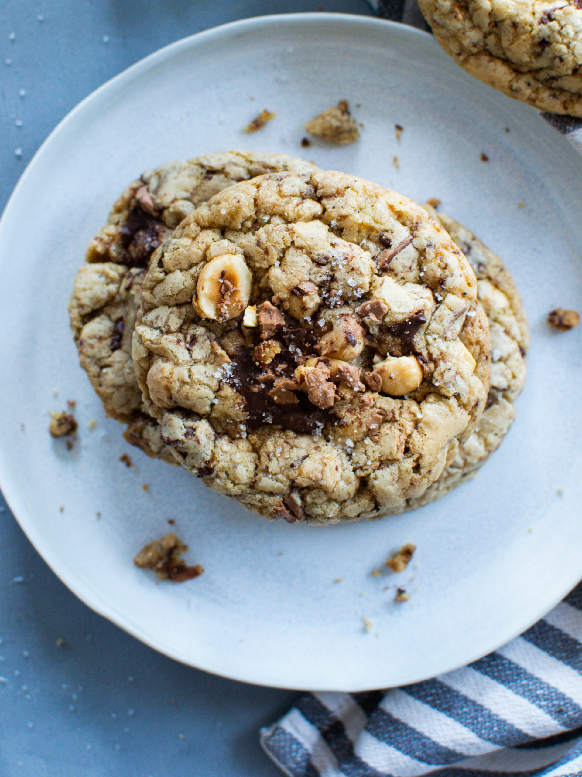 Schoko Haselnuss Cookies
