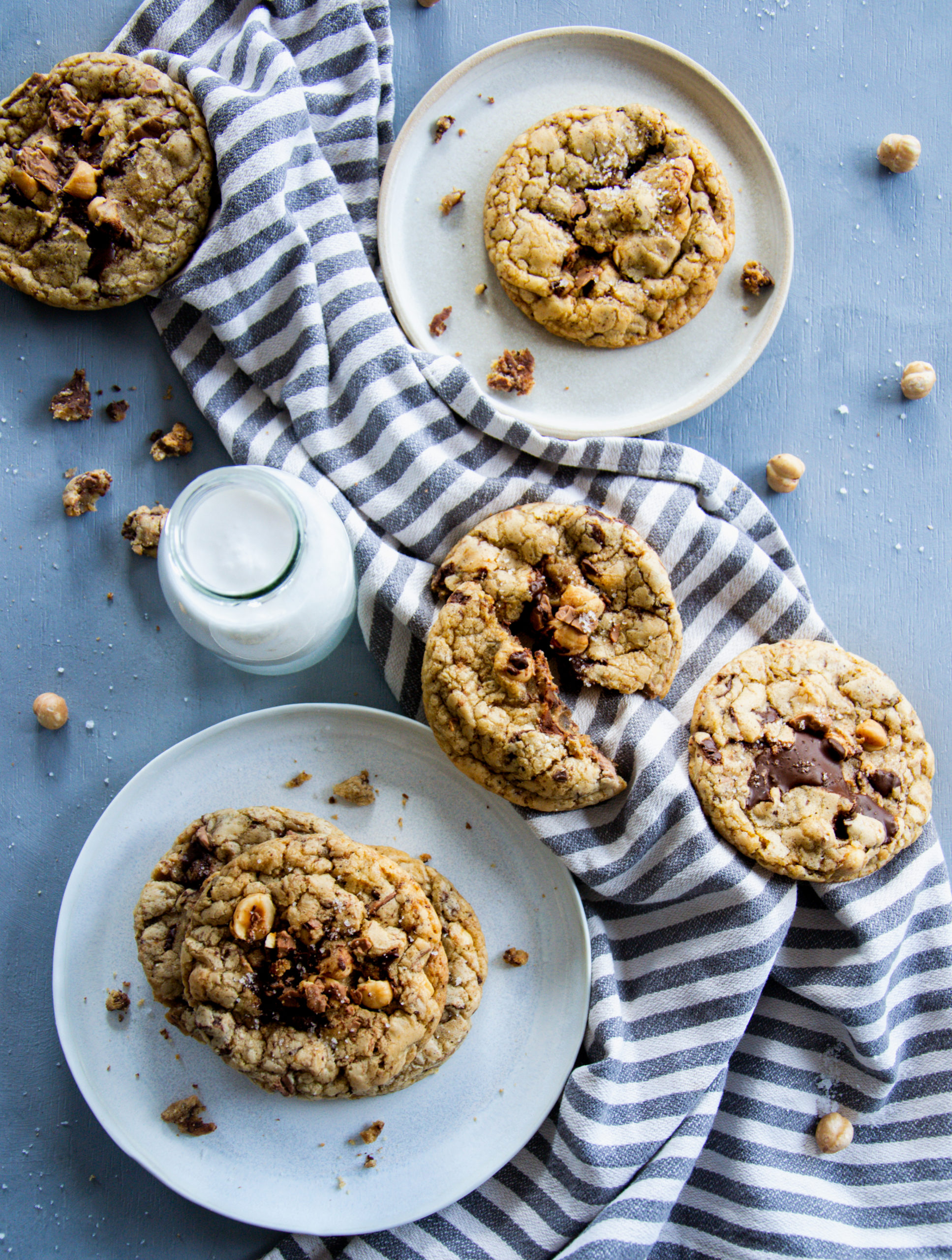 Schoko Haselnuss Cookies